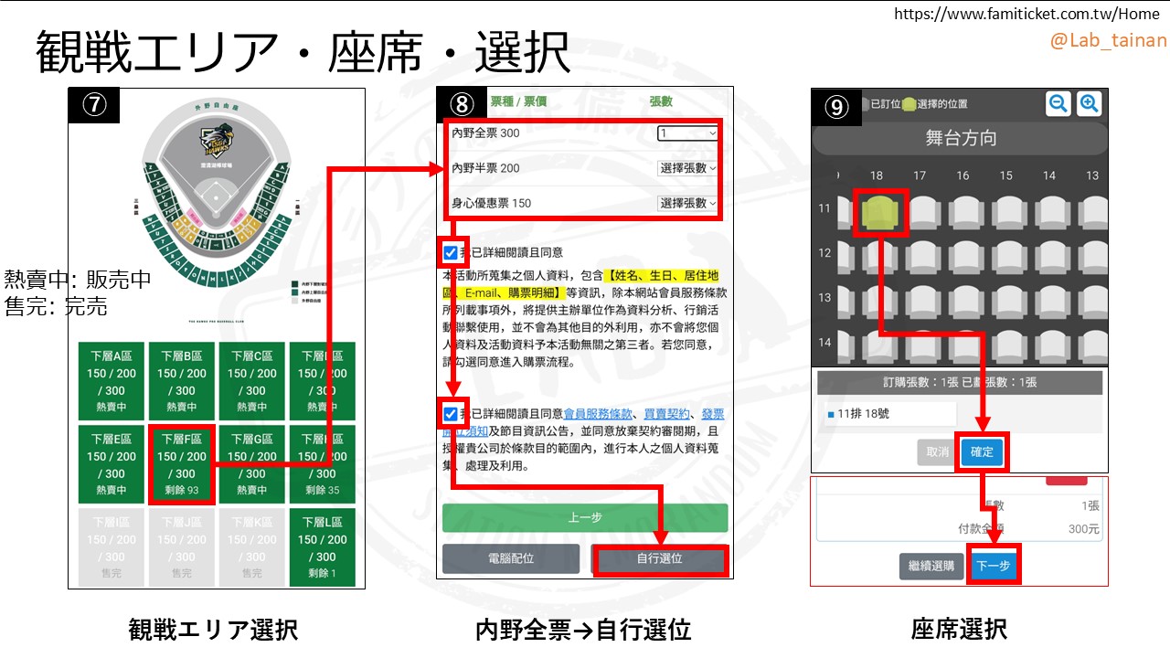 台鋼ホークス（台鋼雄鷹）の観戦チケット購入方法（日本から購入可能）